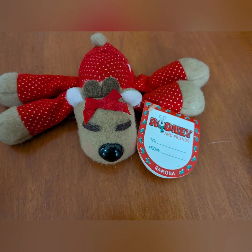 Vintage Hallmark Burger King Rhonda, Rodney, Randy & Ramona Reindeer Family NWT - Picture 4 of 12